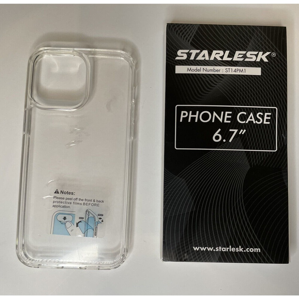 iPhone 14 Pro Max Phone Case Clear - 6.7 Inch Shockproof Protection - NEW - Picture 3 of 4